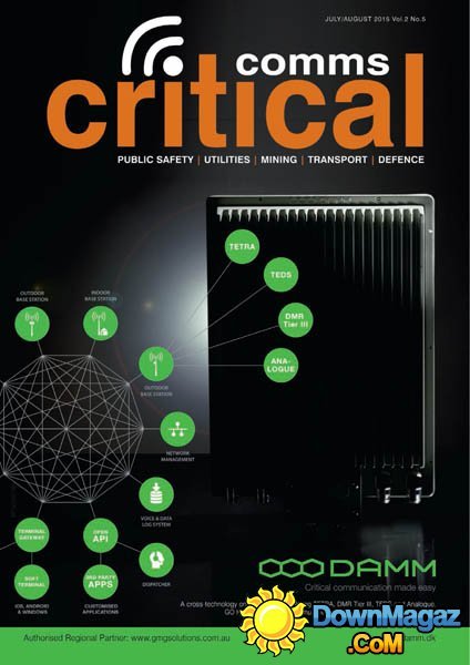 Critical Comms Australia - July/August 2015 Critical Comms Australia - July/August 2015