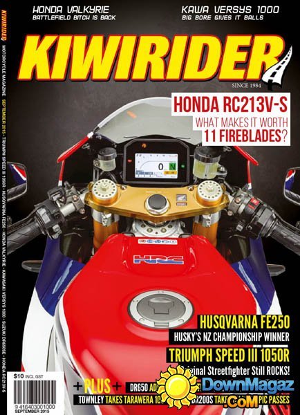 Kiwi Rider NZ - September 2015 Kiwi Rider NZ - September 2015