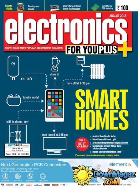 Electronics For You India - August 2015 Electronics For You India - August 2015