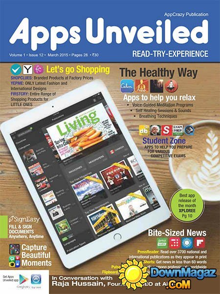 Apps Unveiled - March 2015 Apps Unveiled - March 2015