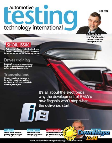 Automotive Testing Technology International - June 2014 Automotive Testing Technology International - June 2014