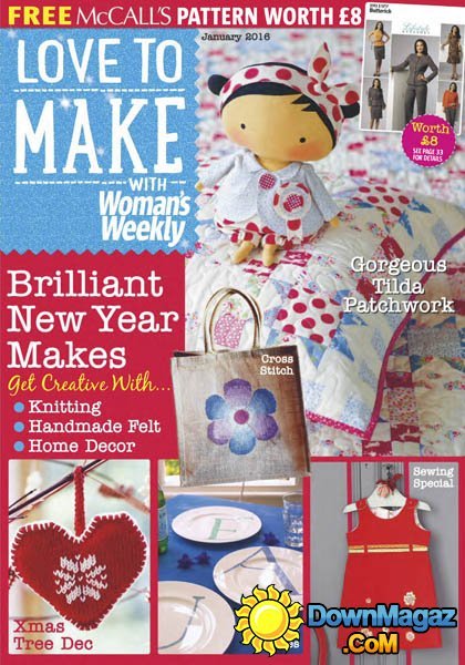 Love to make with Woman's Weekly USA - January 2016 Love to make with Woman's Weekly USA - January 2016