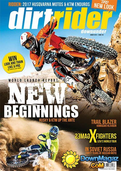 Dirt Rider Downunder - August 2016