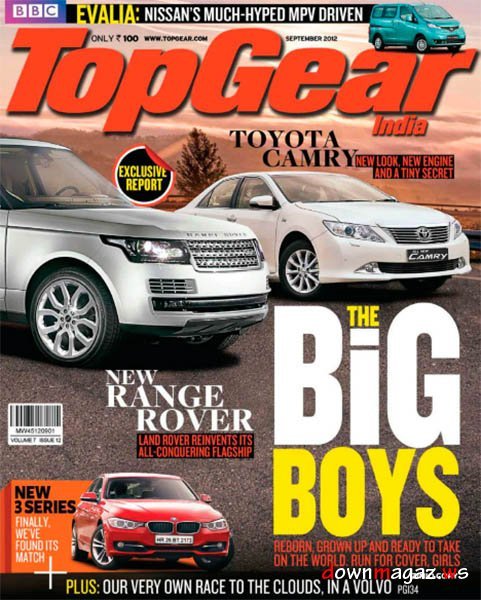 BBC Top Gear India Magazine September 2012 BBC Top Gear India Magazine September 2012