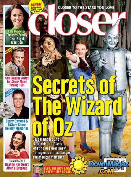 Closer USA - 12.12.2016 Closer USA - 12.12.2016