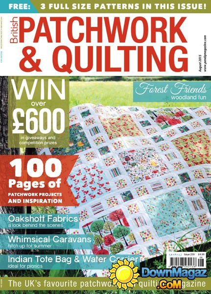 British Patchwork & Quilting - August 2015 British Patchwork & Quilting - August 2015
