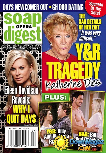Soap Opera Digest - 26 August 2013
