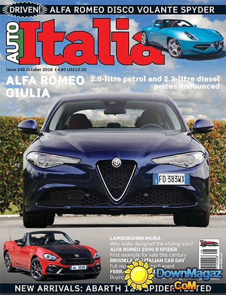 Auto Italia - October 2016 Auto Italia - October 2016