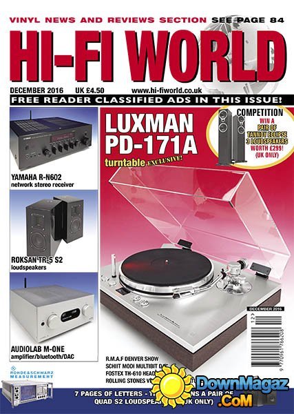 Hi-Fi World - December 2016 Hi-Fi World - December 2016