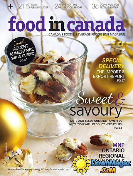 Food in Canada - November/December 2014 Food in Canada - November/December 2014