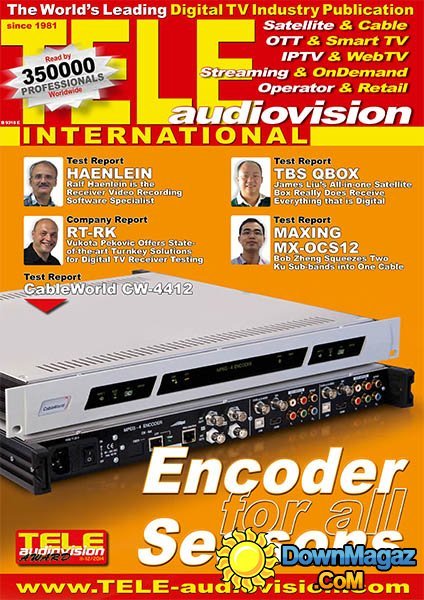 TELE-audiovision - November/December 2014 TELE-audiovision - November/December 2014