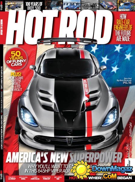 Hot Rod USA - July 2016 Hot Rod USA - July 2016