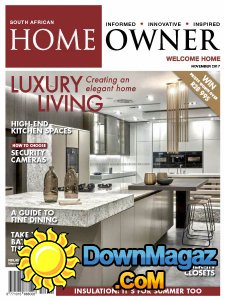 South African Home Owner - 11.2017 South African Home Owner - 11.2017
