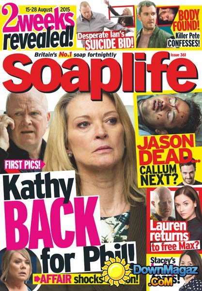 Soaplife UK - 15 August 2015 Soaplife UK - 15 August 2015