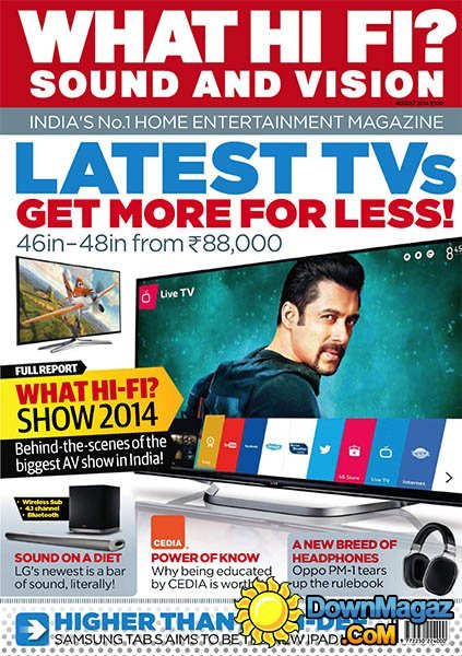 What Hi-Fi? Sound and Vision India - August 2014 What Hi-Fi? Sound and Vision India - August 2014
