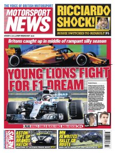 Motorsport News - 08.8.2018 Motorsport News - 08.8.2018