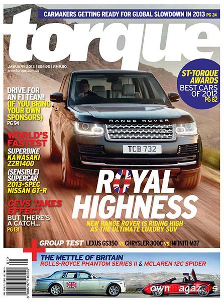 Torque Singapore - January 2013 Torque Singapore - January 2013