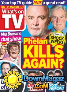 What's on TV - 25.03.2017 What's on TV - 25.03.2017