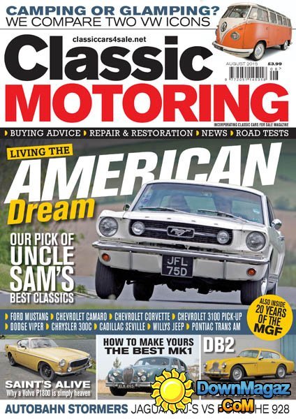 Classic Motoring UK - August 2015 Classic Motoring UK - August 2015