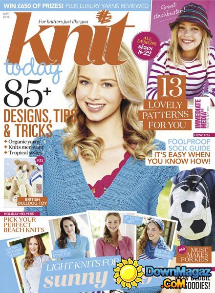 Knit Today UK - September 2015 Knit Today UK - September 2015