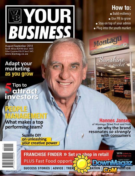 Your Business South Africa - August/September 2015 Your Business South Africa - August/September 2015