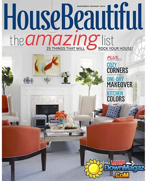 House Beautiful USA - December 2013 - January 2014 House Beautiful USA - December 2013 - January 2014