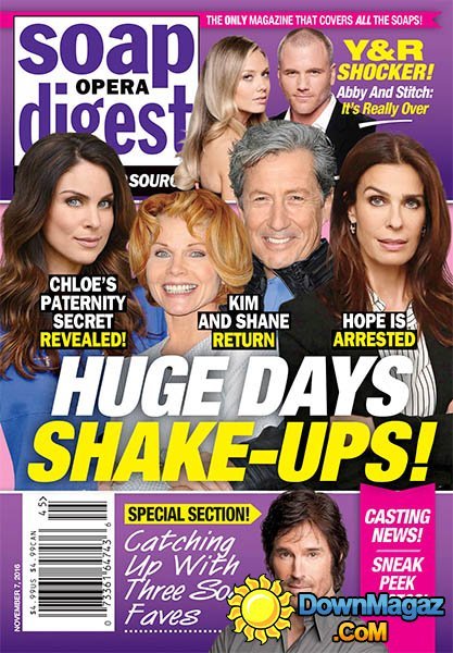 Soap Opera Digest - 7 November 2016