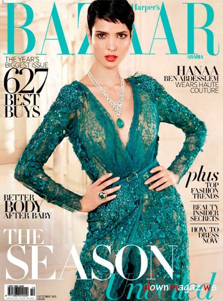 Harper's Bazaar Arabia UAE October 2012