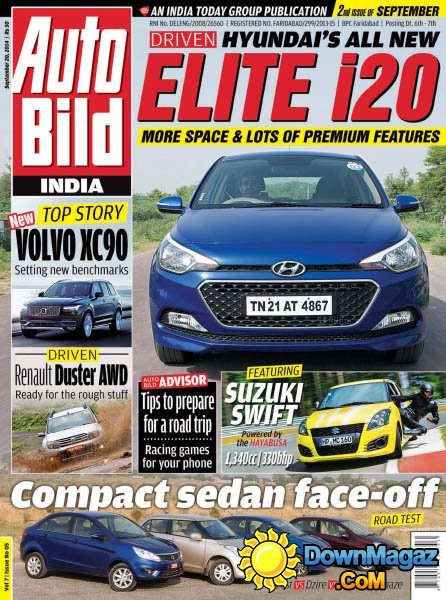 Auto Bild India - 20 September 2014 Auto Bild India - 20 September 2014
