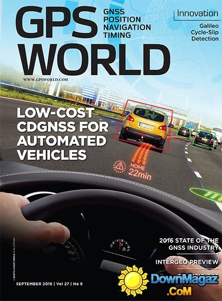 GPS World - September 2016 GPS World - September 2016