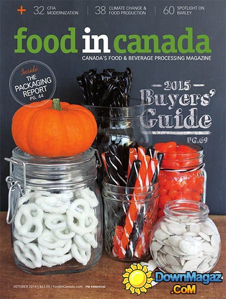 Food in Canada - October 2014 Food in Canada - October 2014
