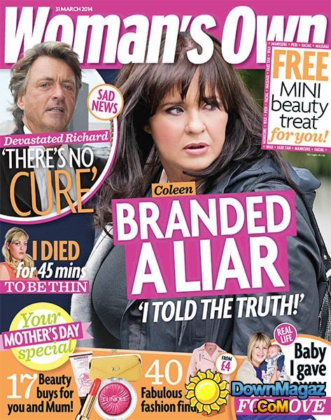 Woman's Own - 31 March 2014