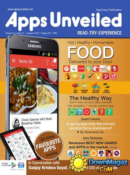 Apps Unveiled India - August 2015 Apps Unveiled India - August 2015