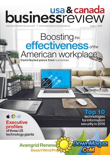Business Review USA - August 2016 Business Review USA - August 2016