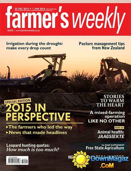 Farmer's Weekly SA - 25 December 2015 Farmer's Weekly SA - 25 December 2015