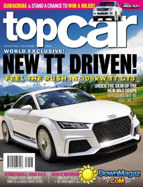 topCar South Africa - August 2014 topCar South Africa - August 2014