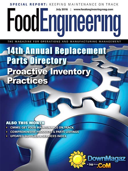Food Engineering - July 2016 Food Engineering - July 2016