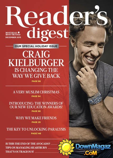 Reader's Digest Canada – December 2015 Reader's Digest Canada – December 2015