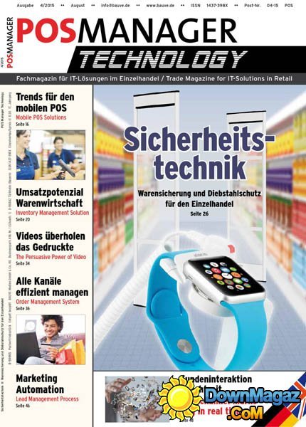 POS Manager Technology Germany - August 2015 POS Manager Technology Germany - August 2015