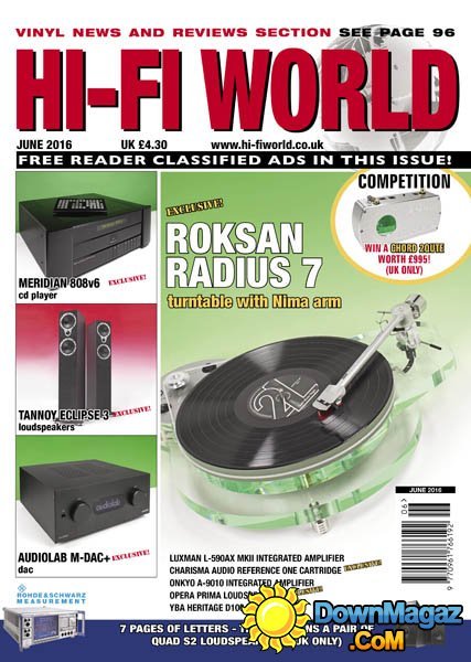 Hi-Fi World - June 2016 Hi-Fi World - June 2016