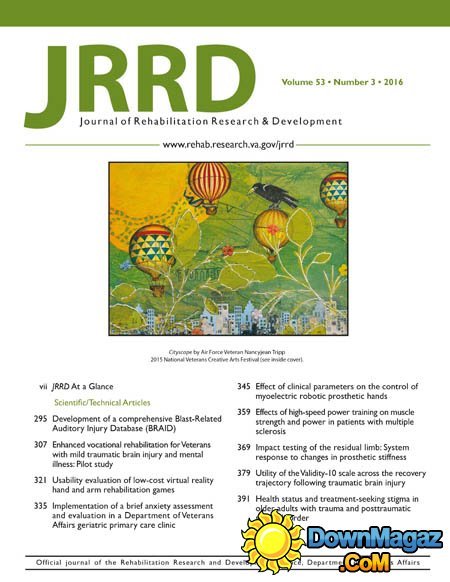 JRRD - Volume 53 Issue 3 2016 JRRD - Volume 53 Issue 3 2016