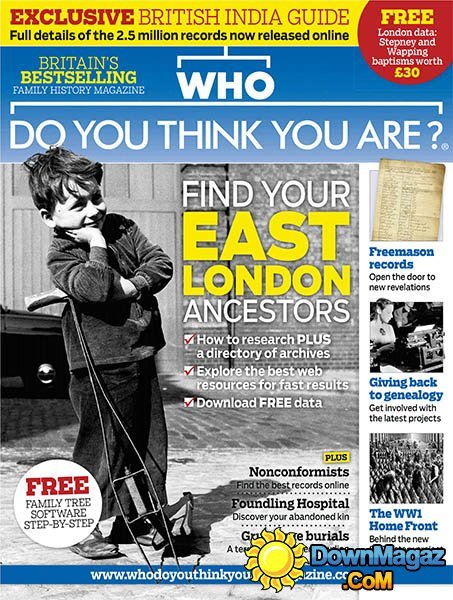 Who Do You Think You Are? - March 2014 Who Do You Think You Are? - March 2014