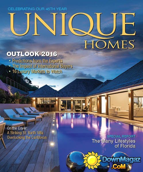 Unique Homes USA - Winter 2016 Unique Homes USA - Winter 2016