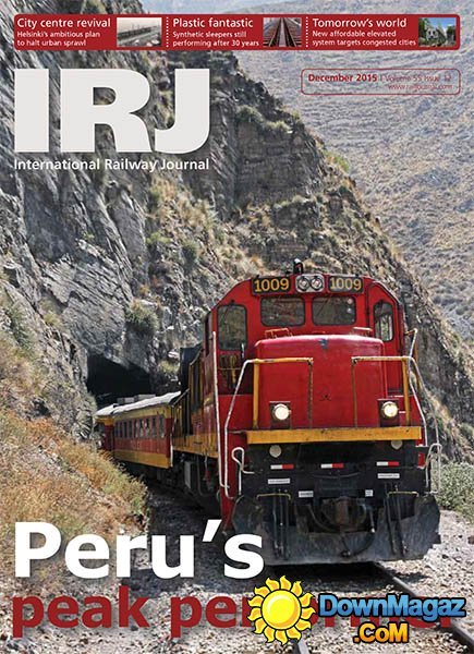 International Railway Journal UK - December 2015 International Railway Journal UK - December 2015