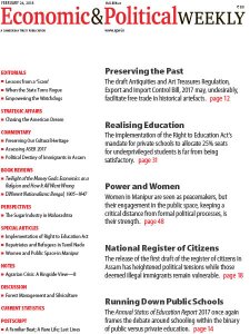 Economic & Political Weekly - 24.02.2018 Economic & Political Weekly - 24.02.2018