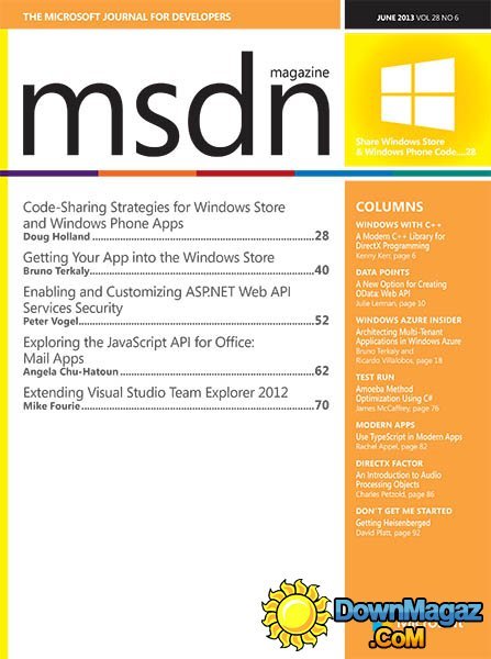 MSDN - June 2013 MSDN - June 2013