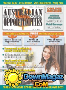Australian Business & Money Making Opportunities - 05/07 2017 Australian Business & Money Making Opportunities - 05/07 2017
