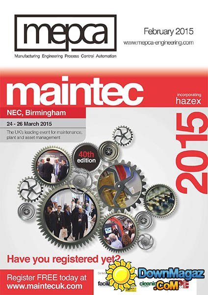 Manufacturing Engineering Process Control Automation - February 2015 Manufacturing Engineering Process Control Automation - February 2015