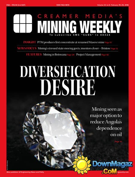 Mining Weekly - 19 February 2016 Mining Weekly - 19 February 2016
