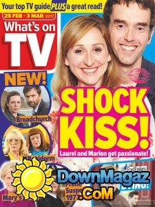 What's on TV - 25.02.2017 What's on TV - 25.02.2017